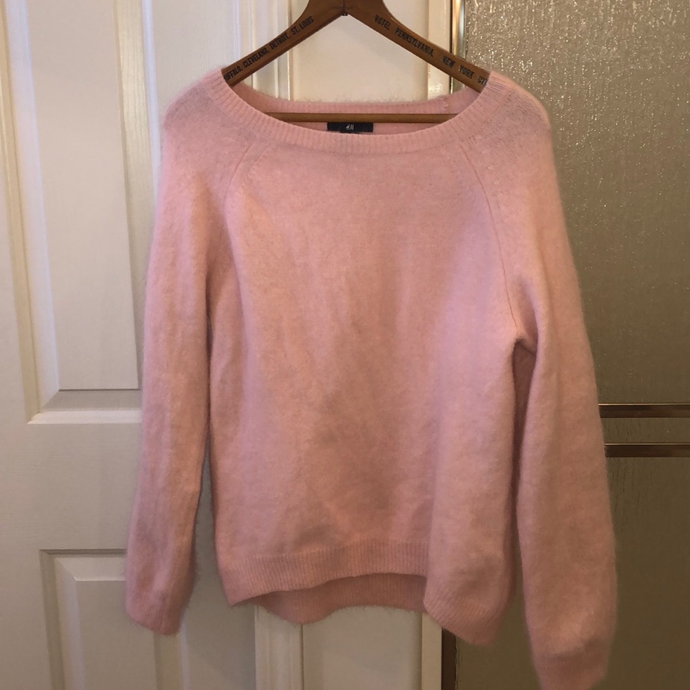 Fuzzy Pink Sweater